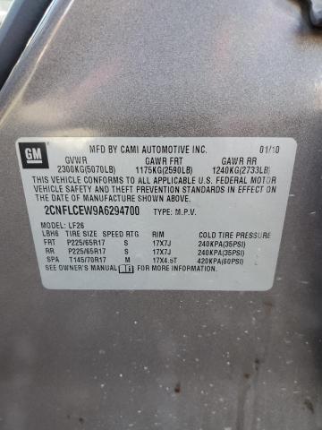 2010 CHEVROLET EQUINOX LS - 2CNFLCEW9A6294700