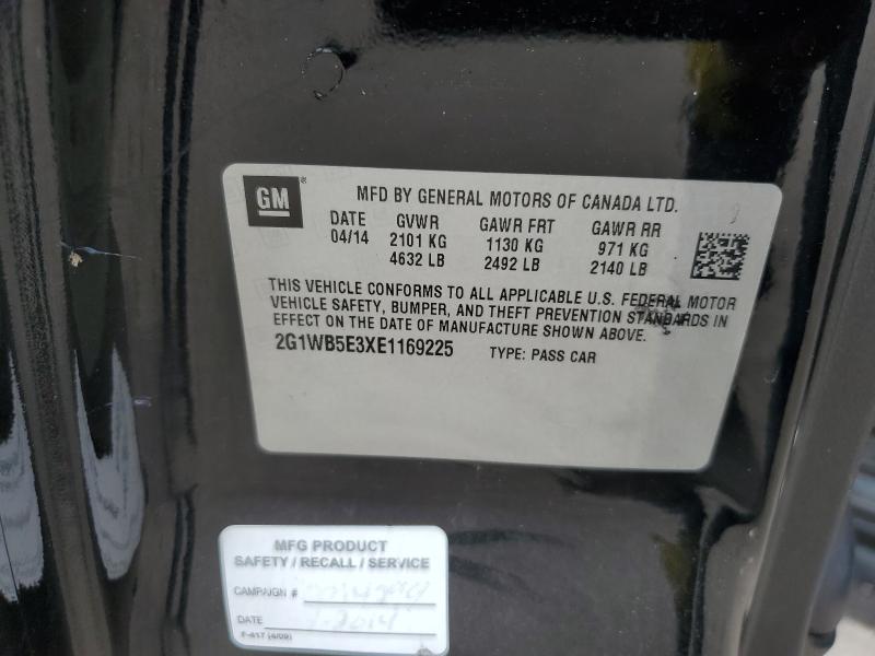 2014 CHEVROLET IMPALA LIMITED LT - 2G1WB5E3XE1169225