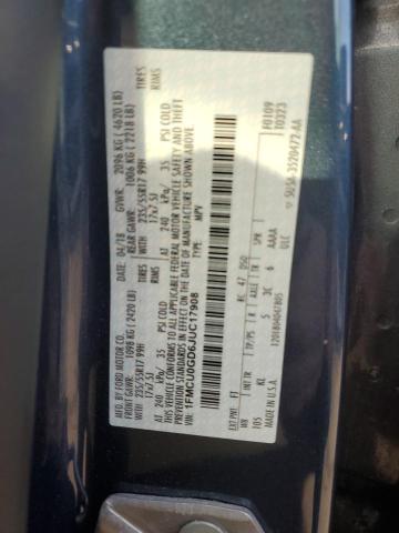 2018 FORD ESCAPE SE - 1FMCU0GD6JUC17908