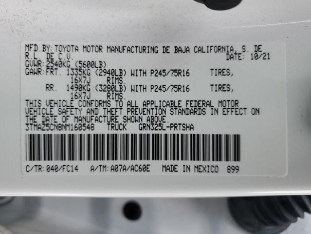 2022 TOYOTA TACOMA DOU #3281391002