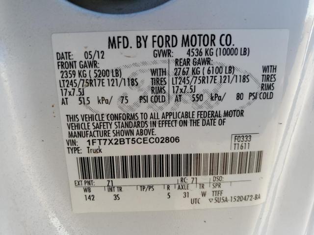 2012 FORD F250 SUPER #3282614072