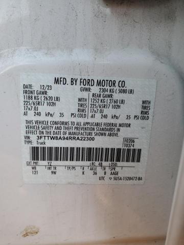 2024 FORD MAVERICK X - 3FTTW8A94RRA22300