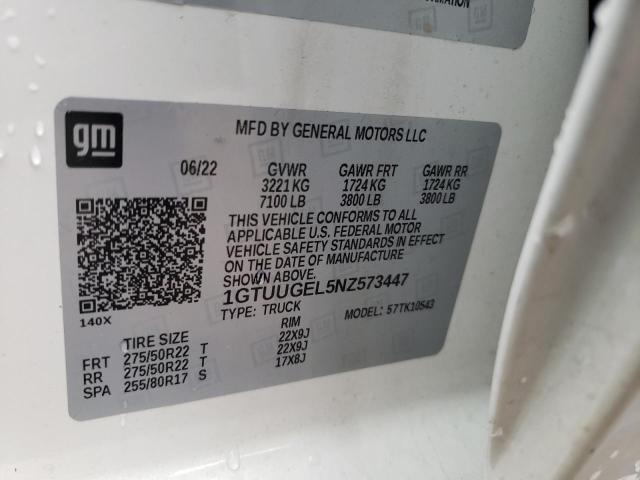 2022 GMC SIERRA K15 #3291234990