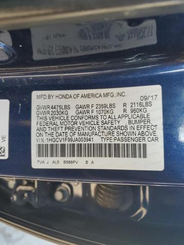 2018 HONDA ACCORD TOU - 1HGCV1F99JA003941