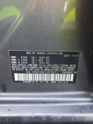 2018 SUBARU IMPREZA 4S3GTAA61J3720471