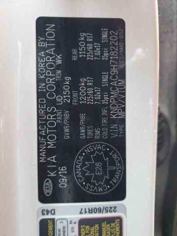 2017 KIA SPORTAGE L - KNDPMCAC9H7182202