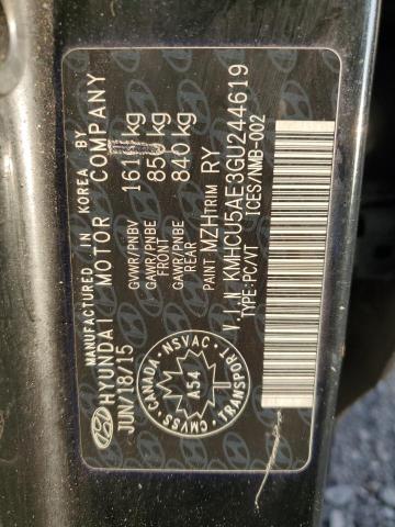 2016 HYUNDAI ACCENT SPO KMHCU5AE3GU244619