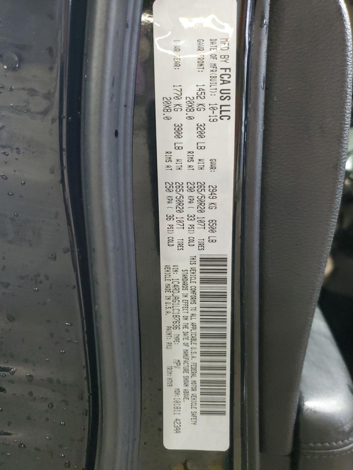 Lot #3317824219 2020 DODGE DURANGO SX