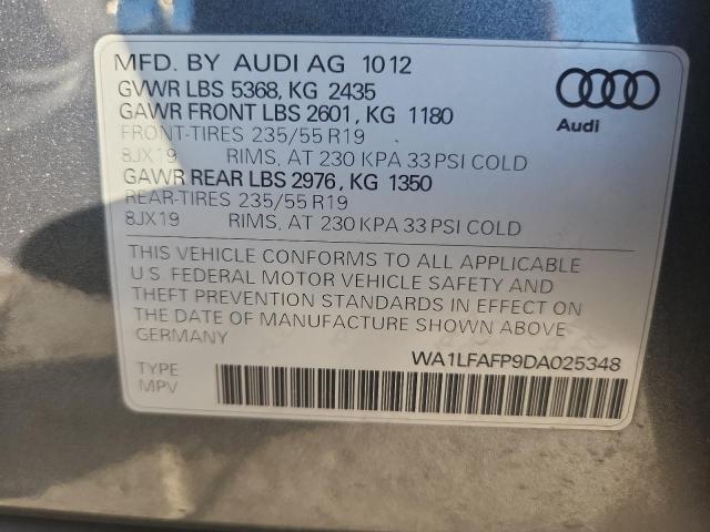 2013 AUDI Q5 PREMIUM - WA1LFAFP9DA025348