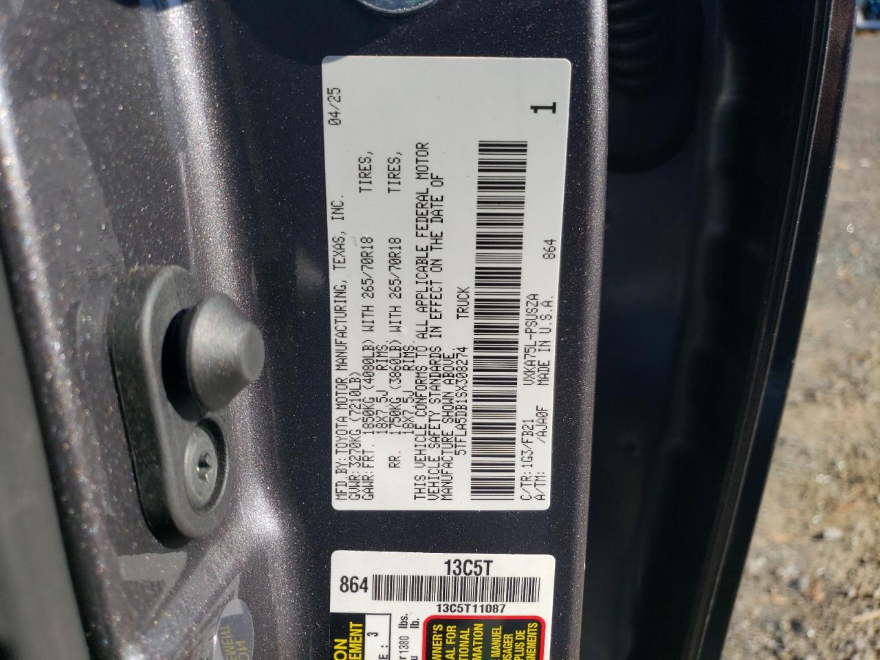 TOYOTA TUNDRA CREWMAX SR