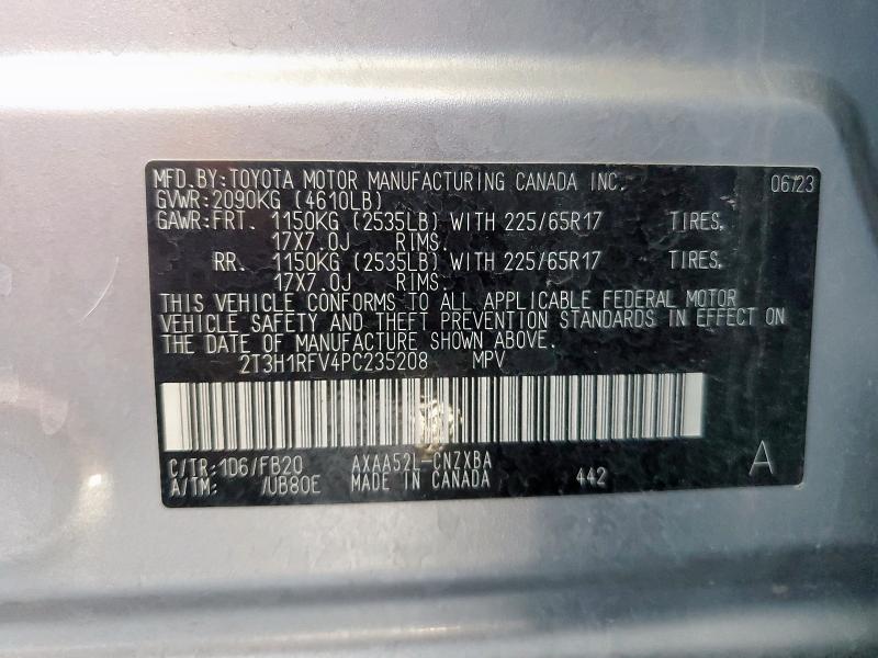 2023 TOYOTA RAV4 LE #3303896700