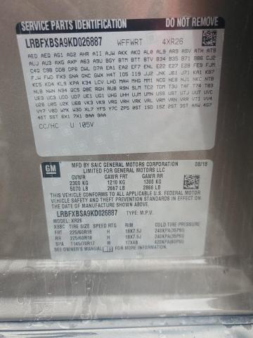 2019 BUICK ENVISION P LRBFXBSA9KD026887