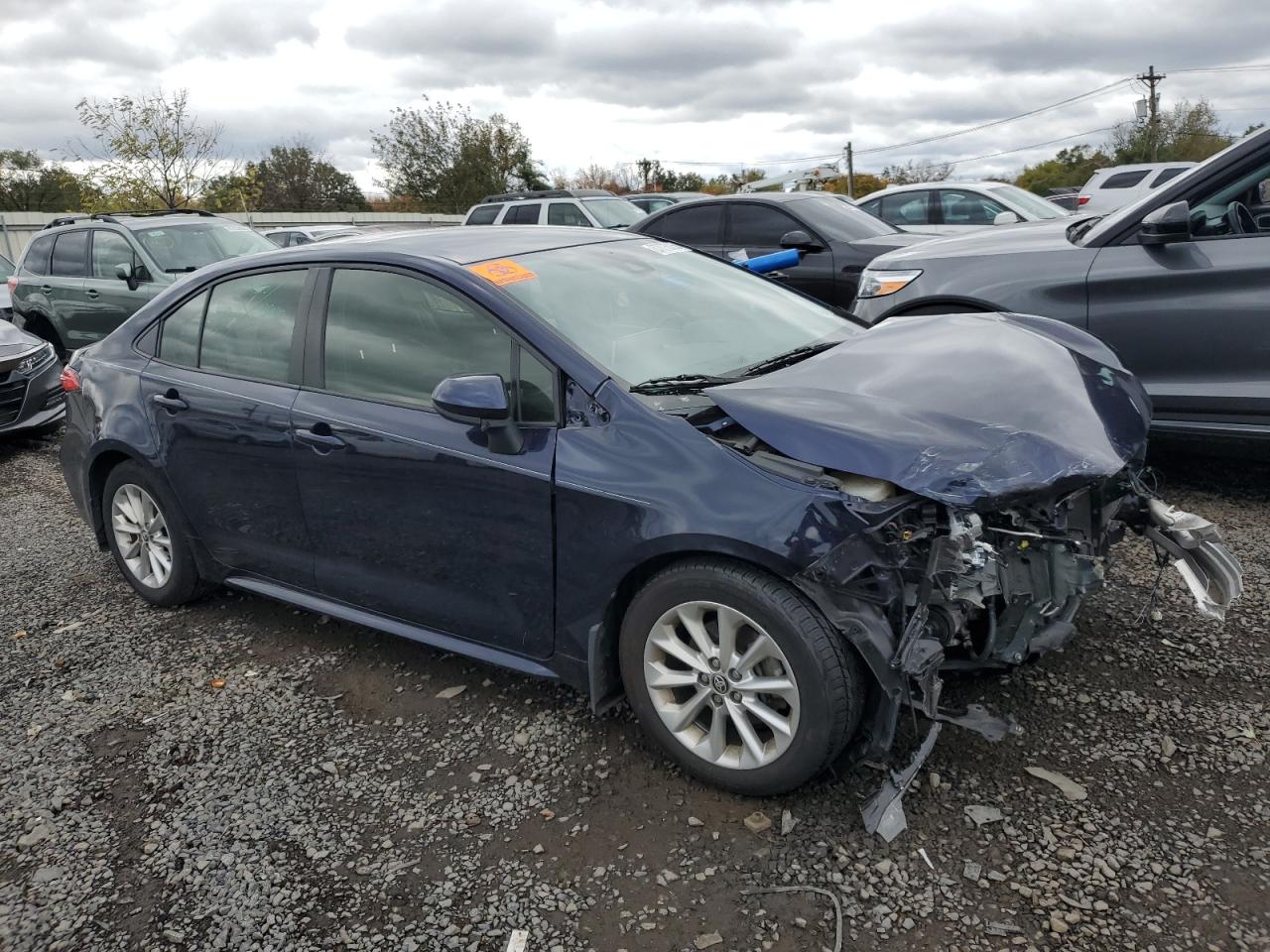 Lot #3302697021 2021 TOYOTA COROLLA LE