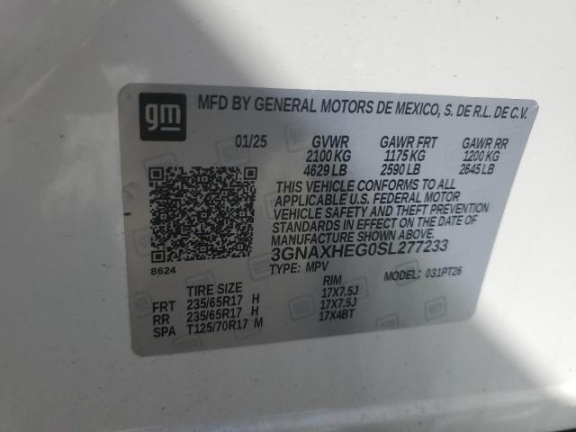 2025 CHEVROLET EQUINOX LT #3310324966