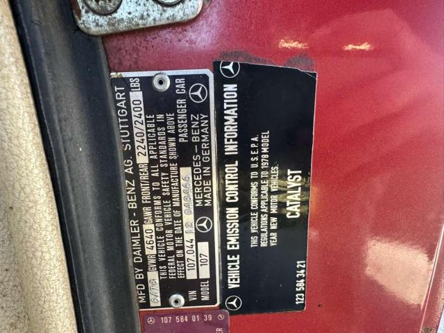 1978 MERCEDES-BENZ 450 SL #3269786736