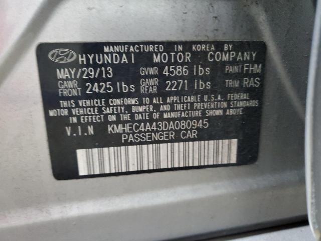 2013 HYUNDAI SONATA HYB - KMHEC4A43DA080945