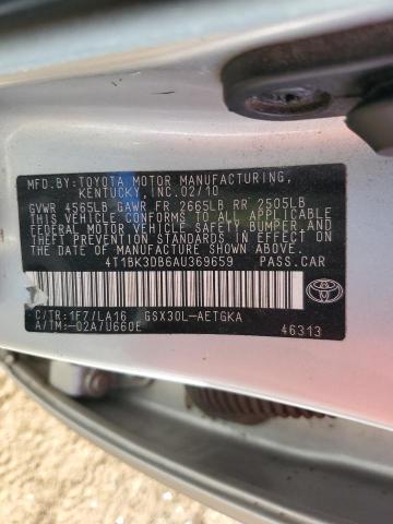 2010 TOYOTA AVALON XL #3287837096