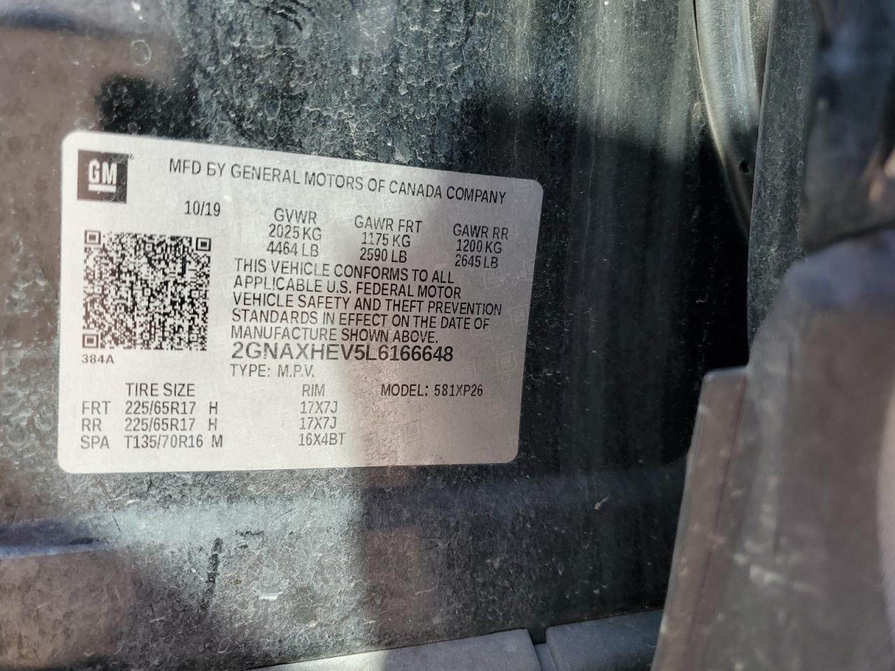 CHEVROLET EQUINOX LS