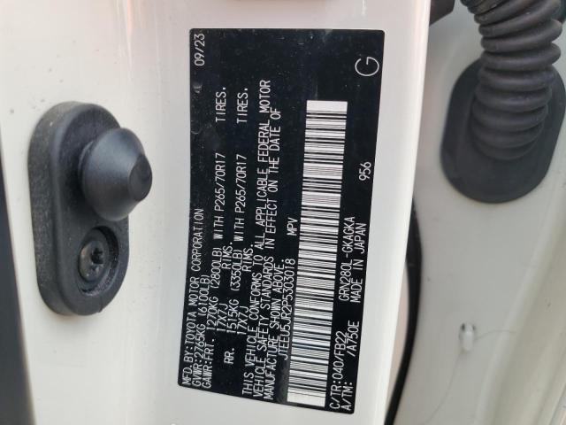 2023 TOYOTA 4RUNNER SR5 JTEEU5JR2P5303018