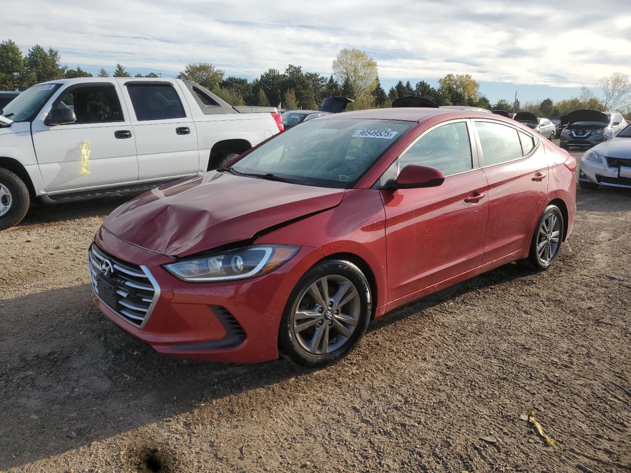 Lot #3284116545 2017 HYUNDAI ELANTRA SE