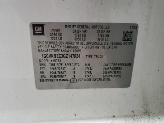 2016 CHEVROLET SILVERADO #3255658523