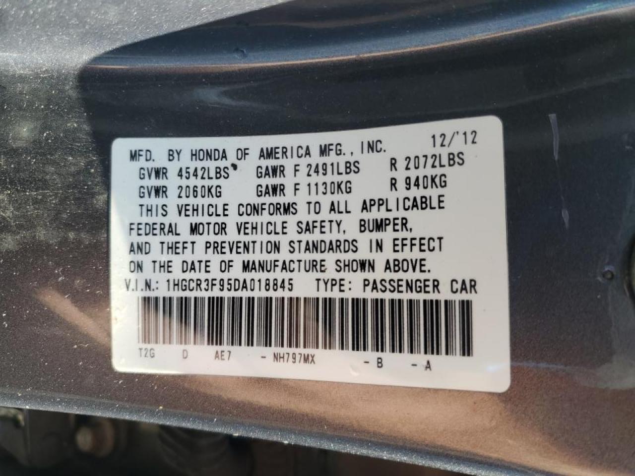 HONDA ACCORD TOURING