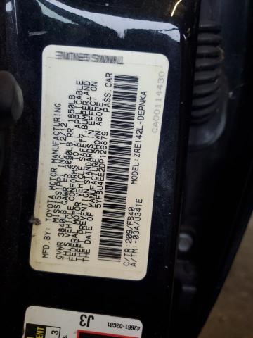 2013 TOYOTA COROLLA BA - 5YFBU4EE2DP126879