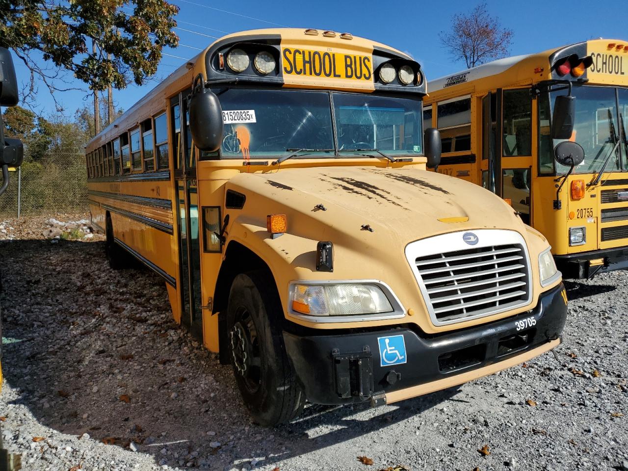 Lot #3274721858 2011 BLUE BIRD SCHOOL BUS