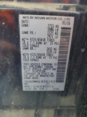 2016 NISS PATHFINDER S - 5N1AR2MM6GC656243