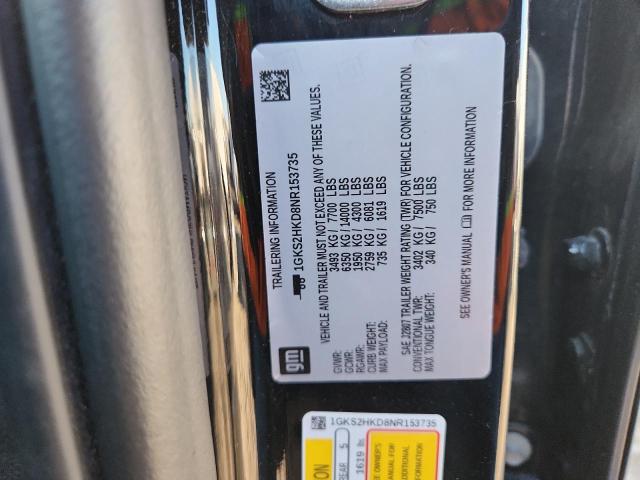 2022 GMC YUKON XL K #3296521370