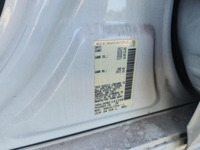 2016 NISSAN ALTIMA 2.5 - 1N4AL3AP8GC145598