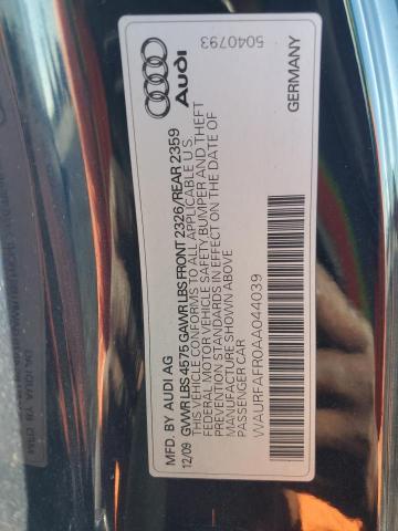 2010 AUDI A5 PREMIUM - WAURFAFR0AA044039