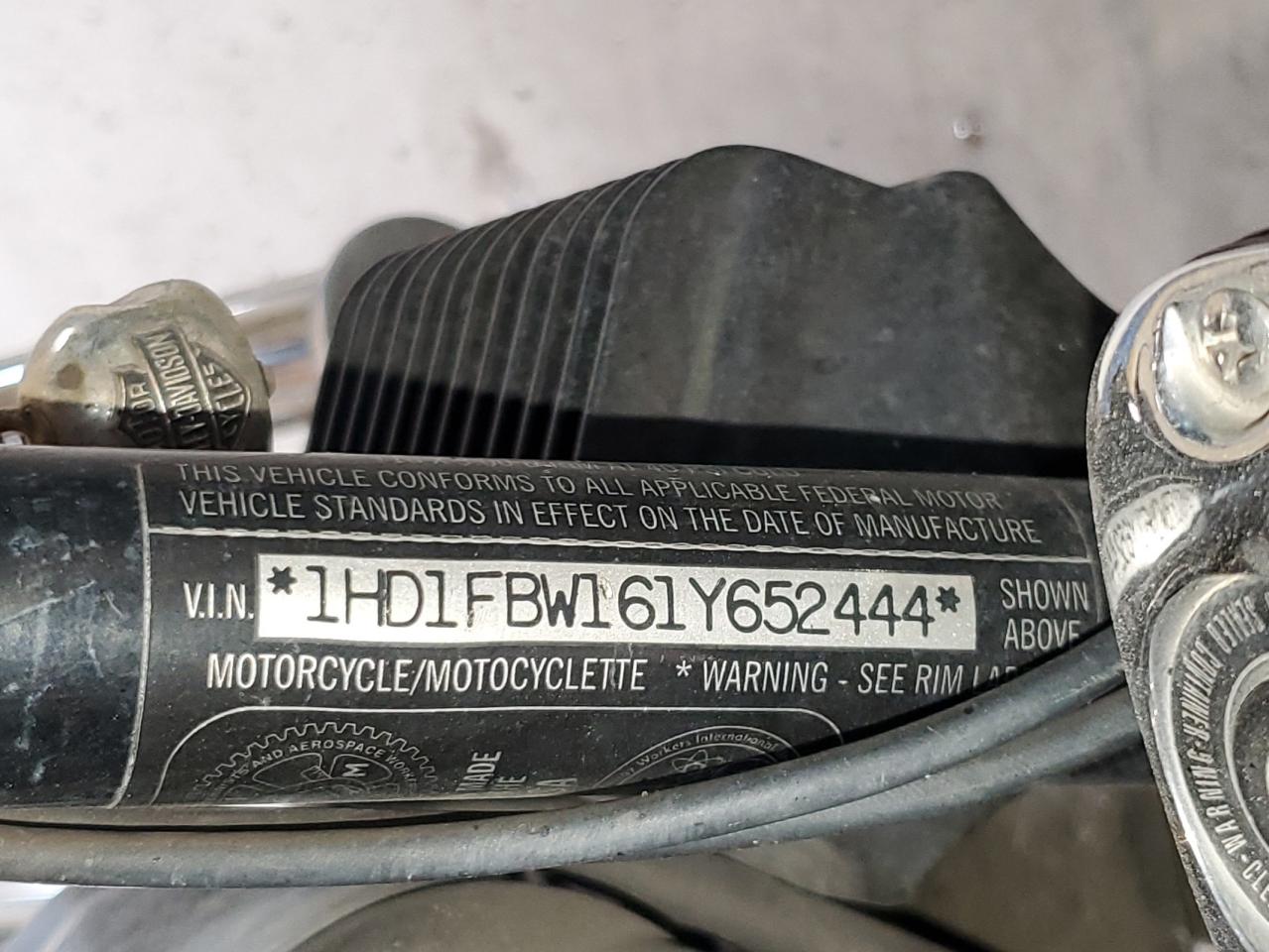 Lot #3283800417 2001 HARLEY-DAVIDSON FLHRI