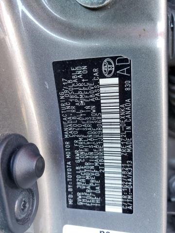 2018 TOYOTA COROLLA L #3302735043