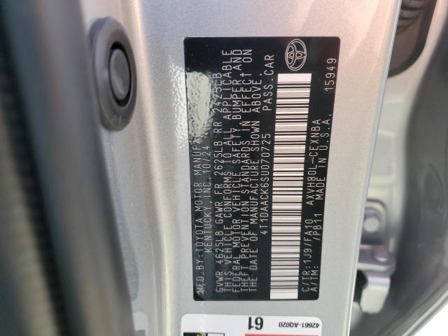 2025 TOYOTA CAMRY XSE 4T1DAACK6SU070725