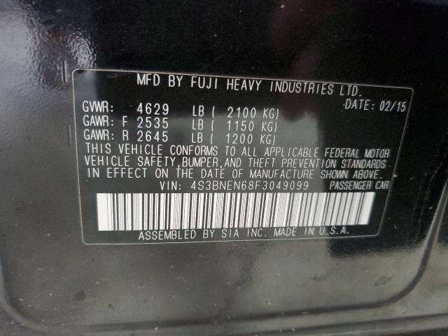 2015 SUBARU LEGACY 3.6R LIMITED 4S3BNEN68F3049099
