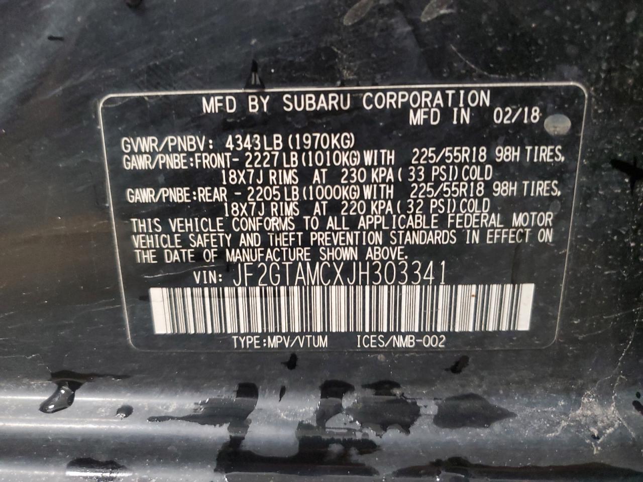 SUBARU CROSSTREK LIMITED