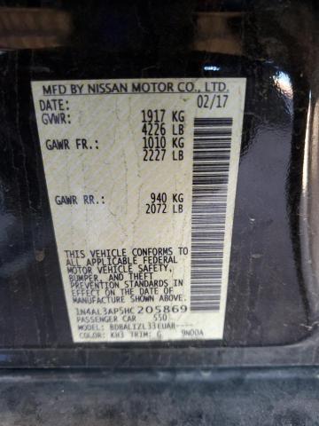 2017 NISSAN ALTIMA 2.5 - 1N4AL3AP5HC205869