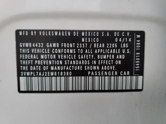 2014 VOLKSWAGEN JETTA TDI - 3VWPL7AJ2EM618380