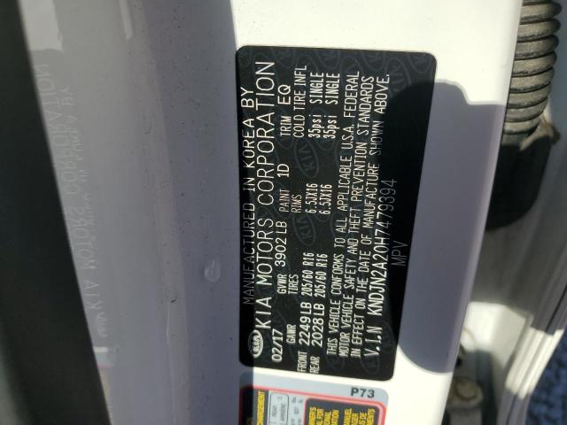 2017 KIA SOUL KNDJN2A20H7479394