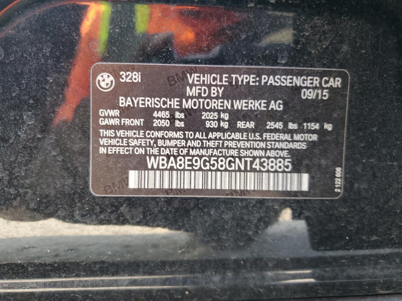 BMW 3 SERIES I SULEV