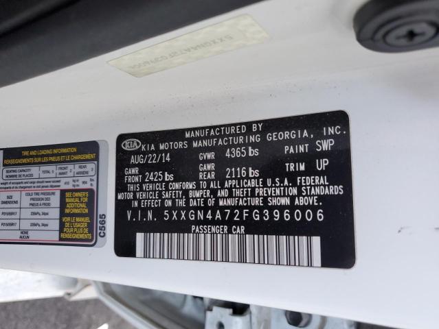 2015 KIA OPTIMA EX - 5XXGN4A72FG396006