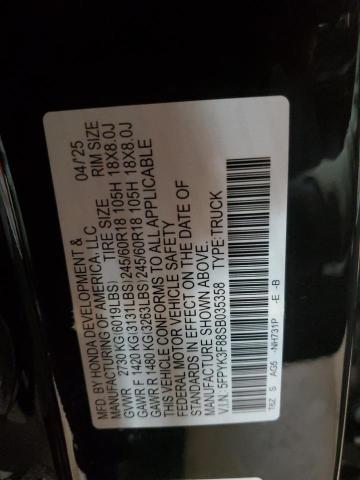 2025 HONDA RIDGELINE #3284680324