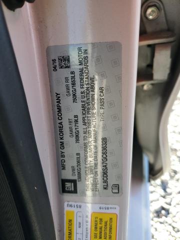 2016 CHEVROLET SPARK 1LT - KL8CD6SA7GC636328