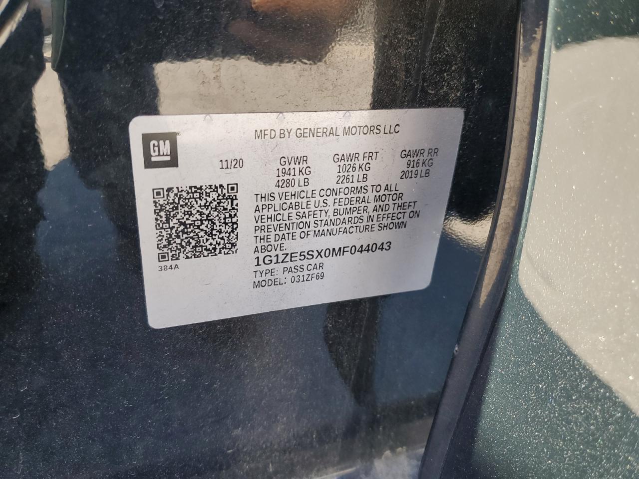 CHEVROLET MALIBU PREMIER