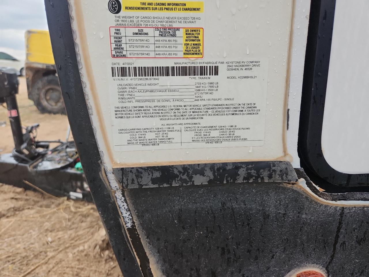 Lot #3283825421 2021 KODI TRAILER