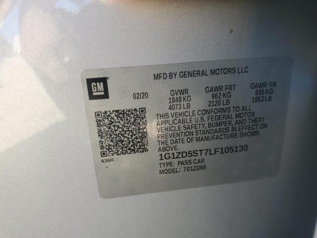 2020 CHEVROLET MALIBU LT #3280278970