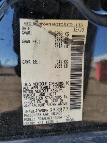 2021 NISSAN ALTIMA SV - 1N4BL4DV0MN333973