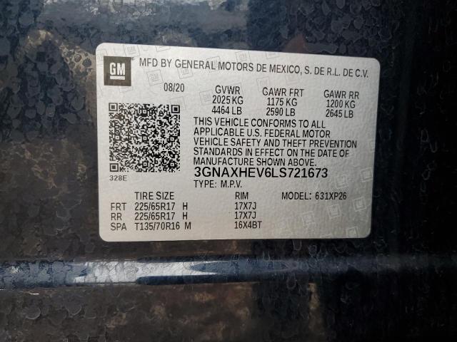 2020 CHEVROLET EQUINOX LS #3291377178