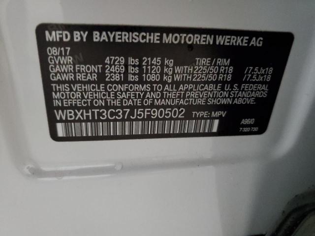 2018 BMW X1 XDRIVE2 - WBXHT3C37J5F90502